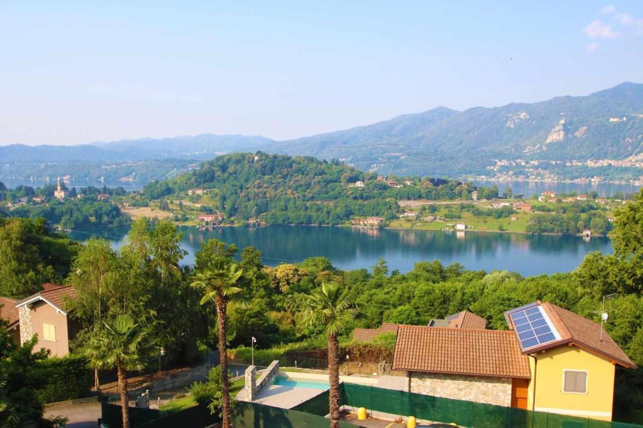 Domus Cusiana Complesso Vista Lago E Piscina Miasino Exteriér fotografie
